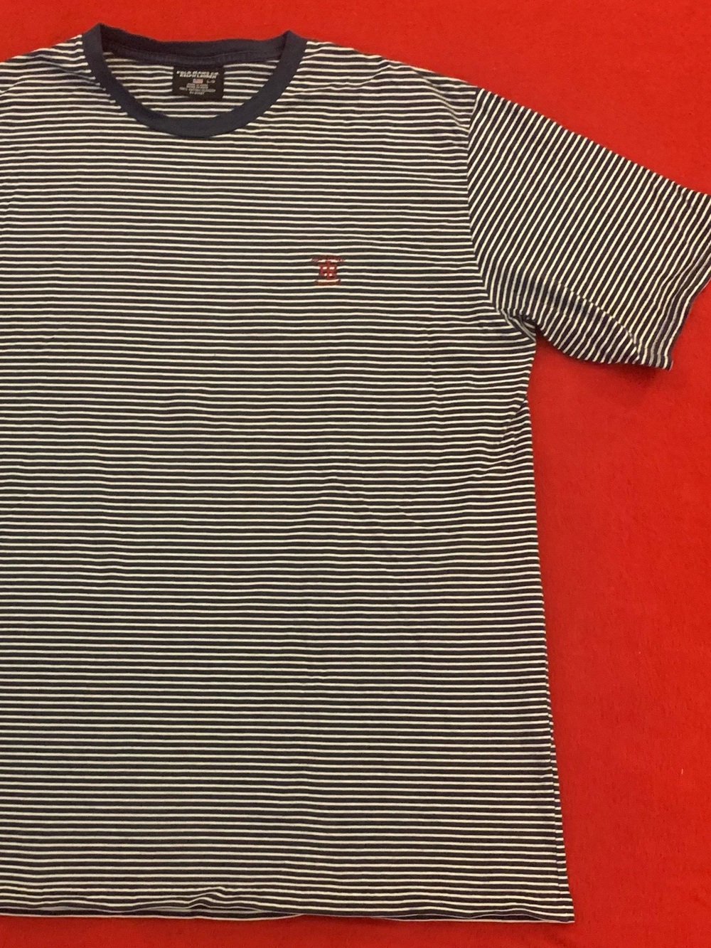 POLO JEANS CO SS 100% Cotton Striped Tee